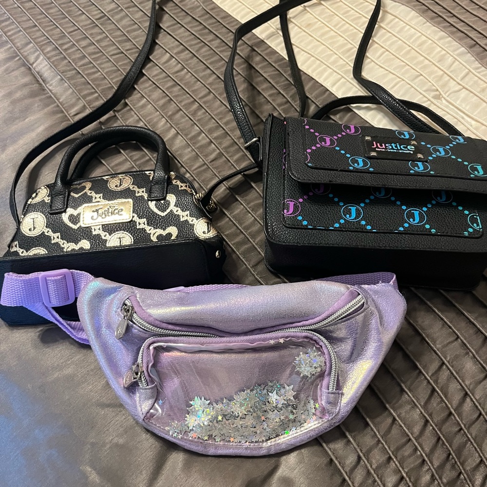 Justice bags  all 3 for $15